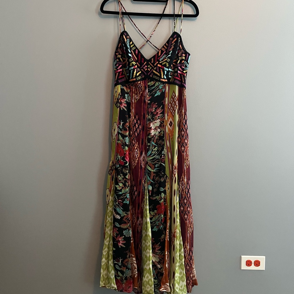 Anthropologie mixed print dress - 4